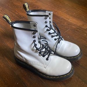 Dr Martens 1460 White boots